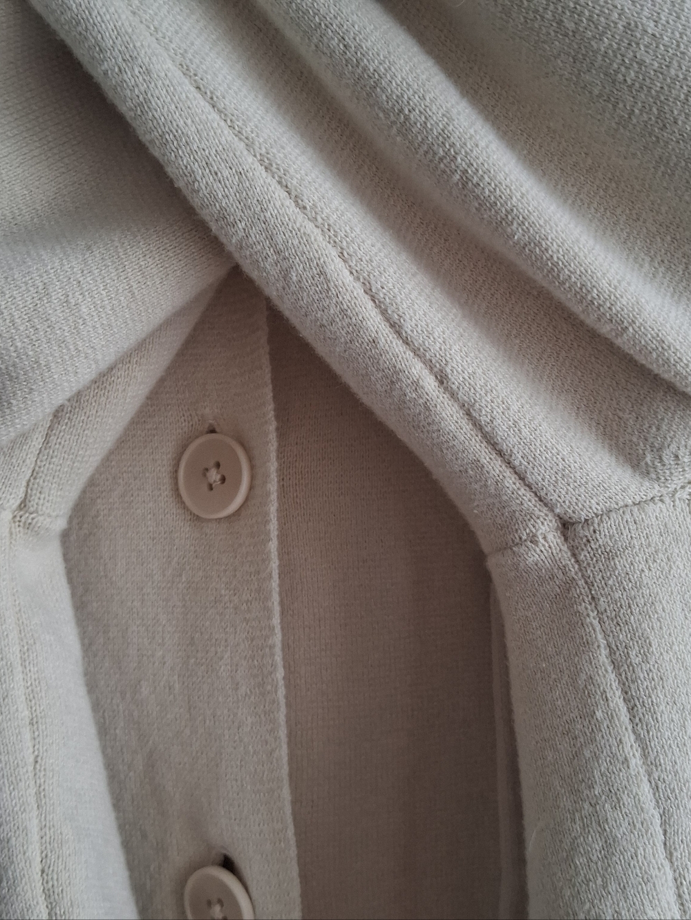Part Two Frieda Cotton Cardigan Knit Jacket Size Large Pocket Collar Style EUC - Picture 4 of 11